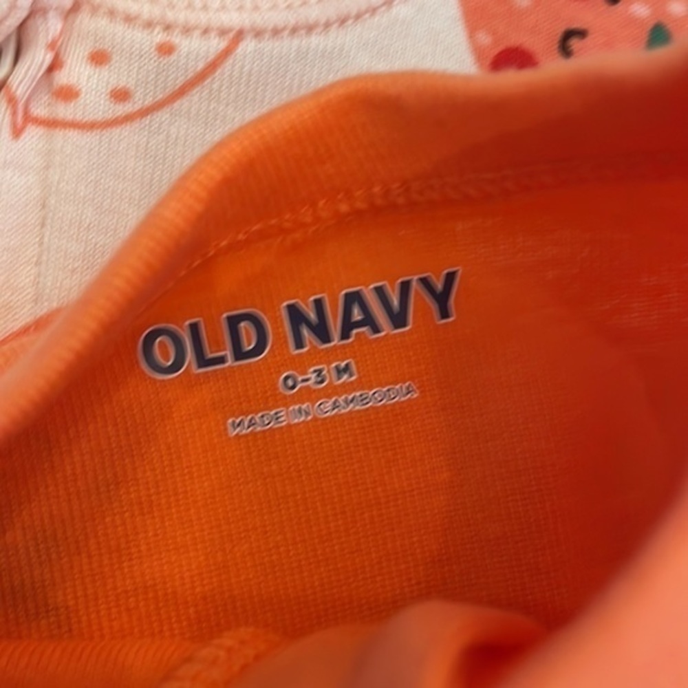 Coral strawberry sleeper set 100% cotton-211 - Picture 4 of 5